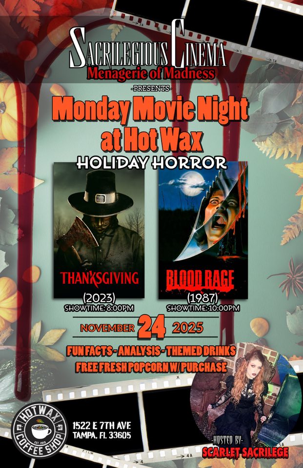 11/24/2025- Thanksgiving (2023) and Blood Rage (1987)
