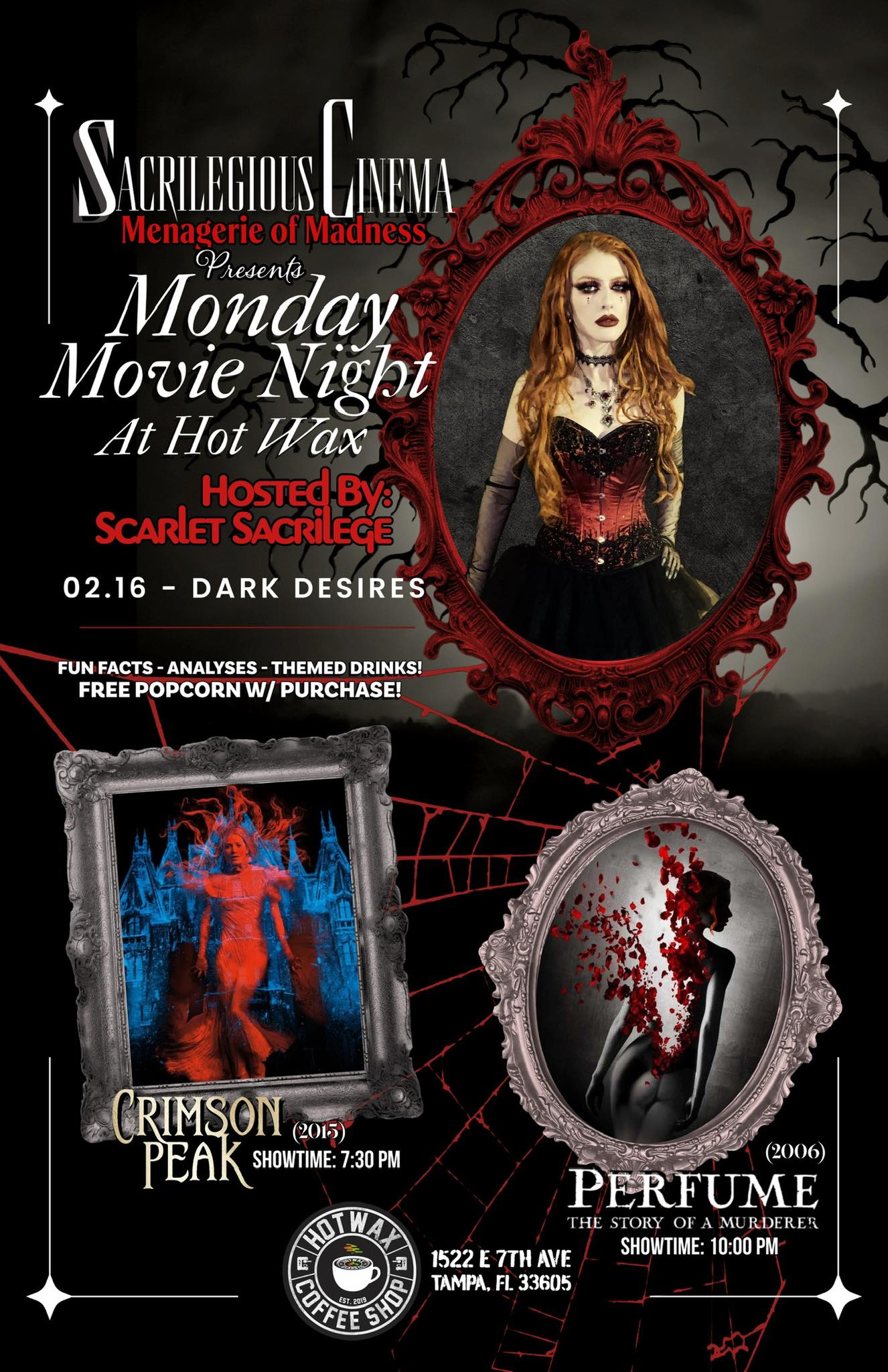 2/16/2026- Crimson Peak (2015) and Perfume: The Story of a Murderer (2006)