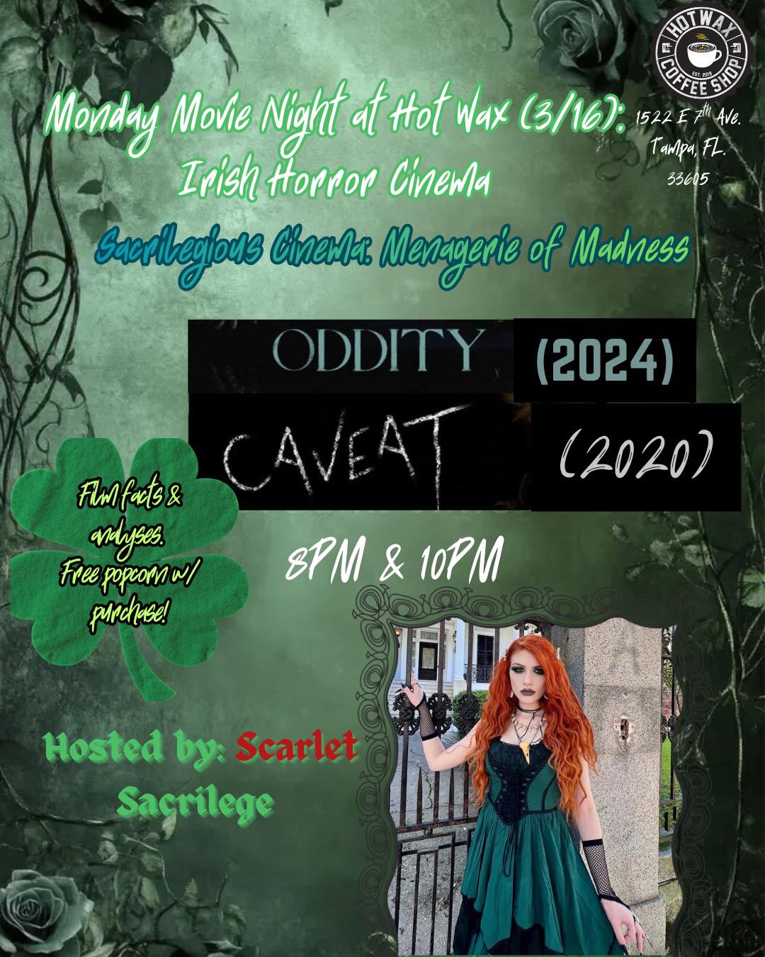 3/16/2026- Oddity (2024) and Caveat (2020)