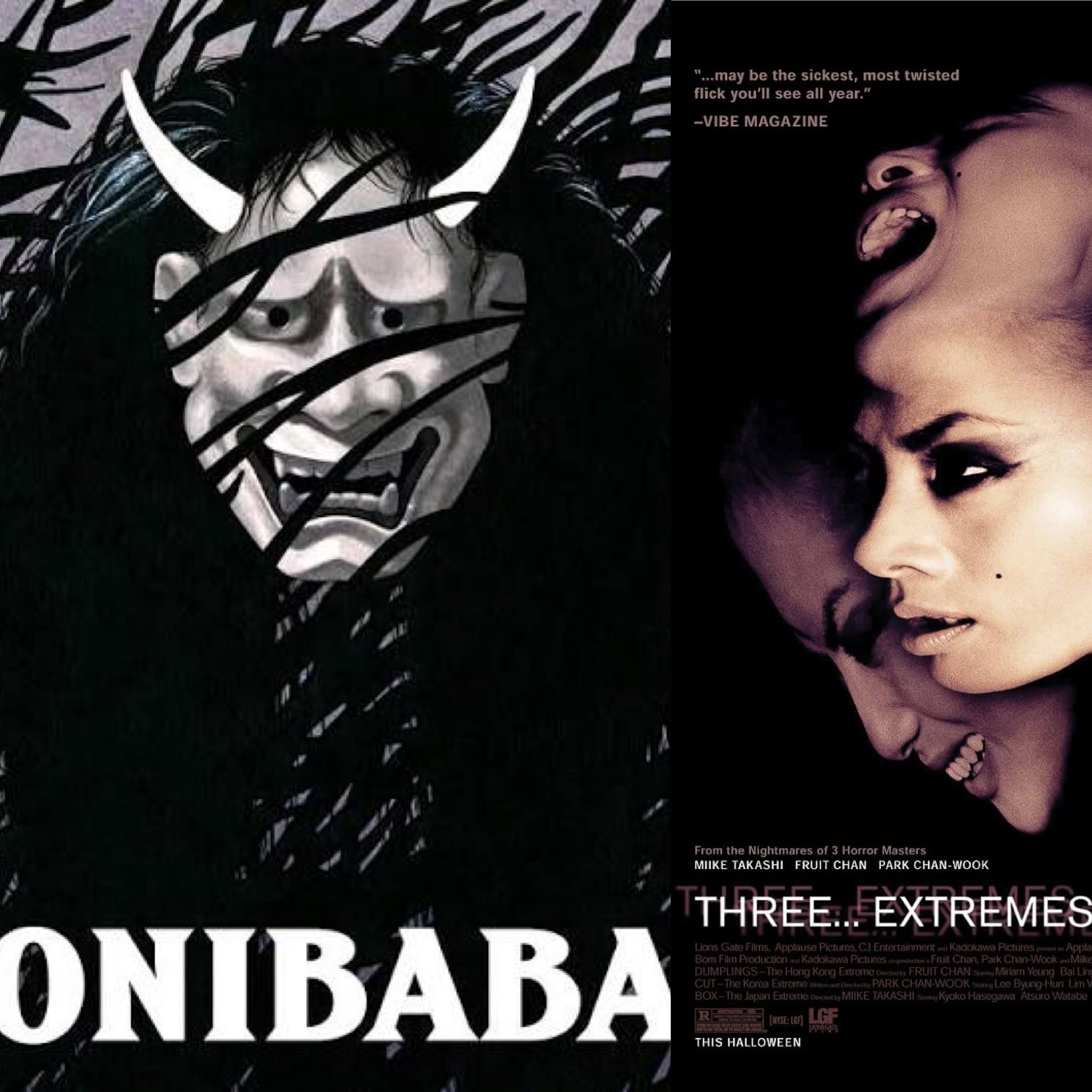 5/24/2026 – Onibaba (1964) and Three… Extremes (2004)