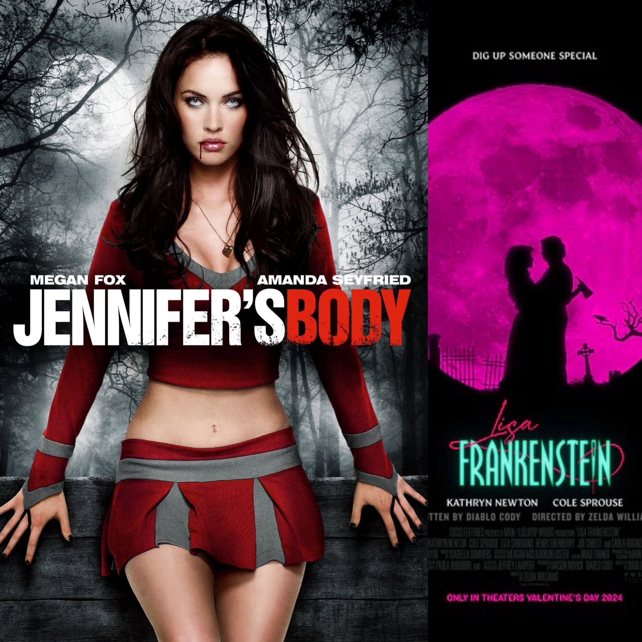 6/07/2026 – Jennifer’s Body (2009) and Lisa Frankenstein (2024)