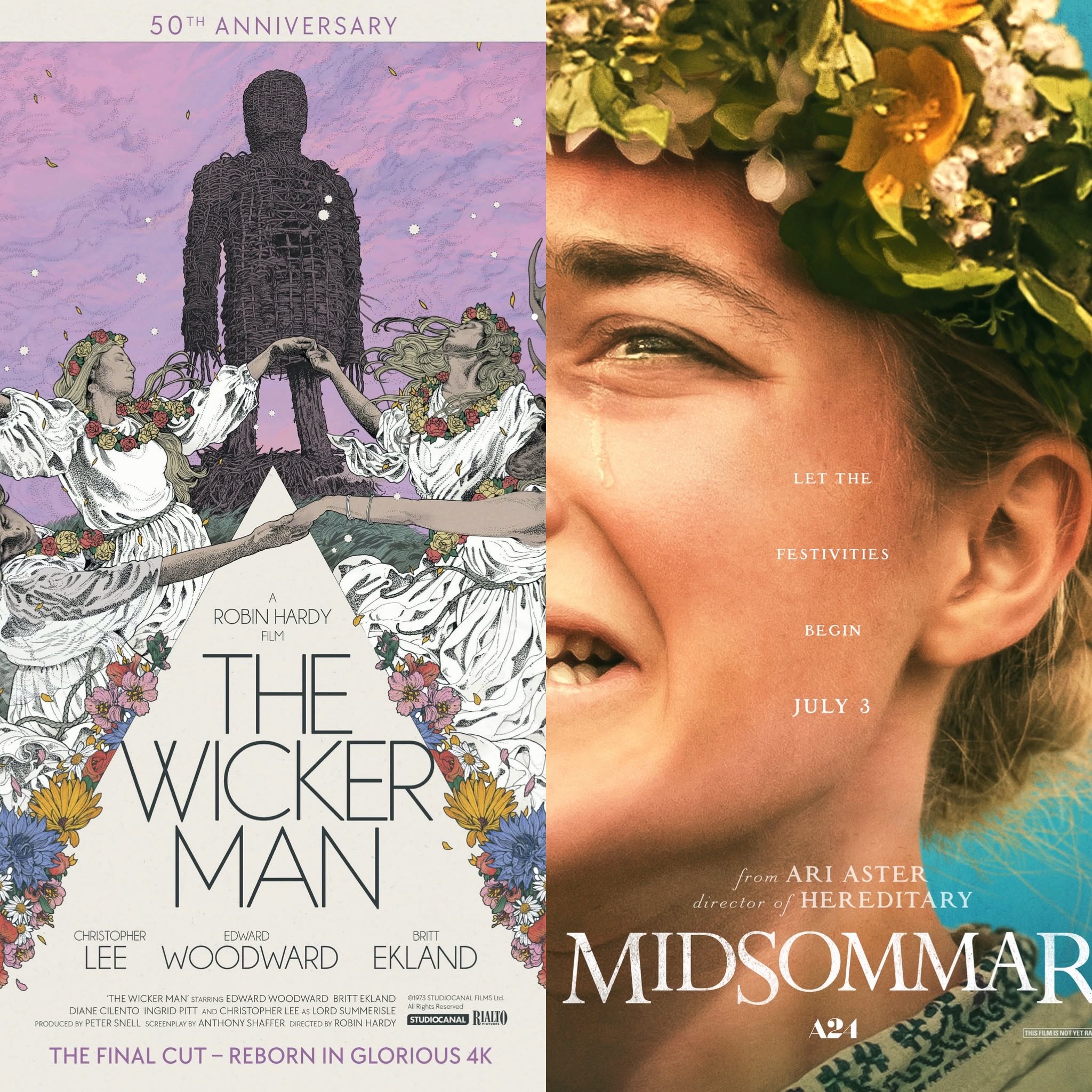 6/21/2016 – The Wicker Man (1973) and Midsommar (2019)